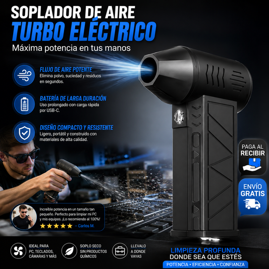 Soplador de aire potente
